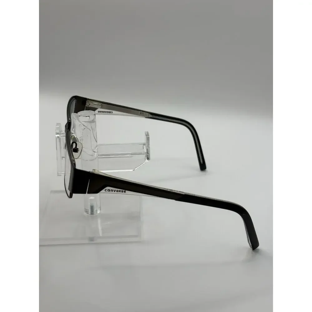 Converse Flip Book Eyeglasses Frames Dark Gunmetal 53-17 Semi Rimless Optical